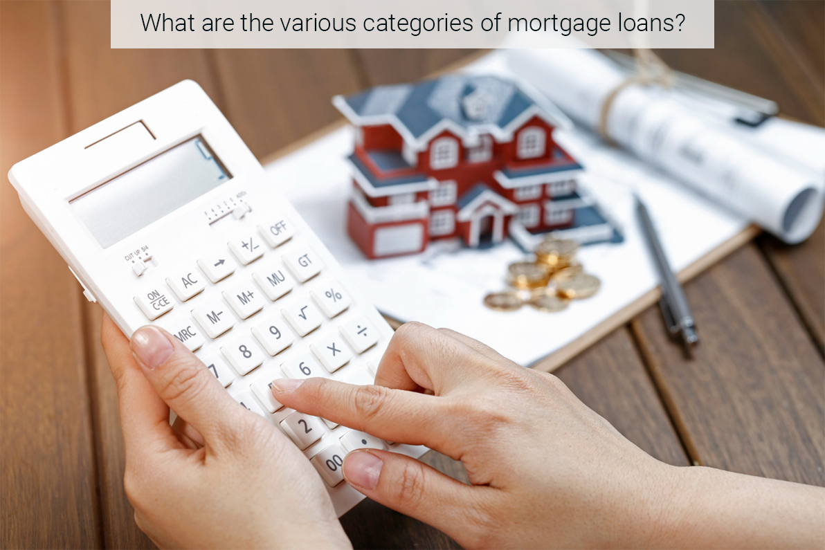 What are the various categories of mortgage loans